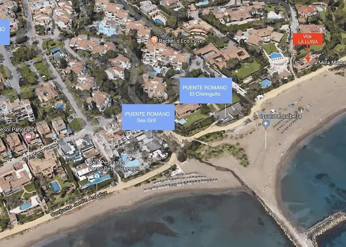 Beachfront La Luisa, Golden Mile, Villa